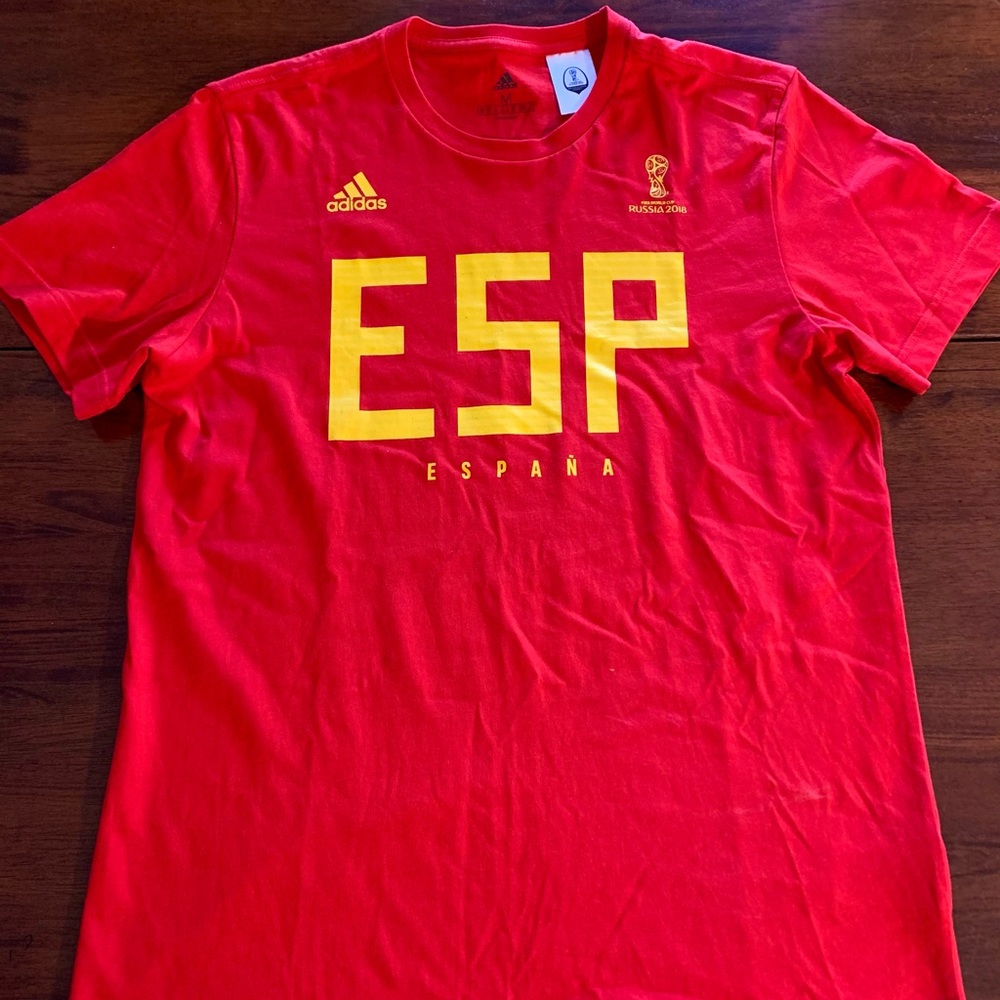 Adidas 2018 Fifa World Cup España t-shirt, size M, NWOT